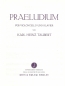 Preview: Präludium für Violoncello und Klavier