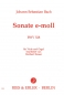 Preview: Sonate e-Moll BWV 528 für Viola und Orgel