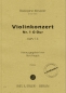 Preview: Violinkonzert Nr. 1 G-Dur KWV 13 (LM)