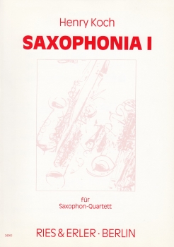 Saxophonia I für Saxophon-Quartett