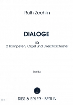 Dialoge für 2 Trompeten, Orgel und Streichorchester (LM)