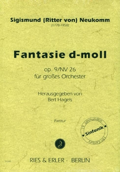 Fantasie d-Moll op. 9 / NV 26 für großes Orchester