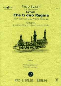 Cantata "Che ti dirò Regina" für Sopran, 2 Violinen, Viola und Basso continuo