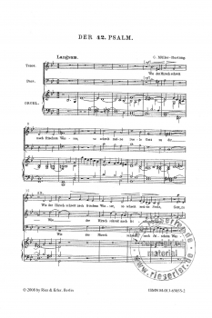 3 Motetten für gemischten Chor mit Soli, Orgel und Harfe (Partitur)