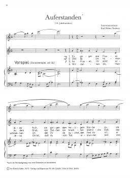 Alte Passions- und Osterlieder aus fünf Jahrhunderten für Gesang und Klavier
