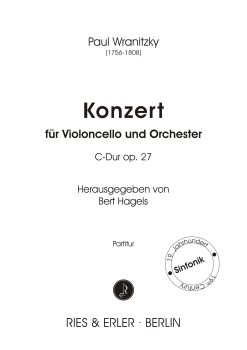 Konzert für Violoncello und Orchester C-Dur op. 27