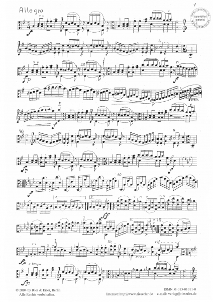Bratschen Scherzo for solo viola