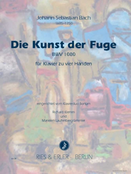 The Art of Fugue for piano duet