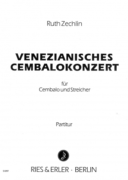 Venezianisches Cembalokonzert für Cembalo und Streicher