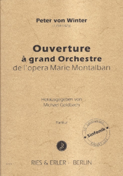 Ouverture à grand Orchestre de l'opera Marie Montalban