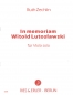Preview: In memorian Witold Lutoslawski für Viola solo