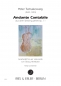 Mobile Preview: Andante Cantabile aus dem Streichquartett op. 11 bearbeitet für vier Violoncelli