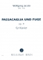 Preview: Passacaglia und Fuge op. 9 für Klavier