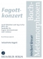 Preview: Fagottkonzert (Bach-Metamorphose II) Solostimme Fagott