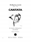 Preview: Cantata für Sopran, Altsaxophon und Klavier
