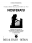 Preview: Musik zum Stummfilm "Nosferatu - eine Symphonie des Grauens" von Friedrich Wilhelm Murnau für großes Orchester