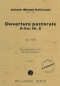 Mobile Preview: Ouverture pastorale A-Dur Nr. 8 op. 108