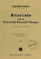 Mobile Preview: Ricercate on a Favorite French Theme für Klavier und Orchester