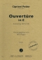 Preview: Ouvertüre in E (Fassung 1815/48)