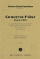 Mobile Preview: Concerto F-Dur (SeiH 232) für je zwei Solo-Flöten, Solo-Oboen, Solo-Fagotte, Solo-Violoncelli, eine Solovioline und Orchester (LM)