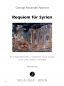 Preview: Requiem für Syrien für 4 Solo-Stimmen, Sprecher und Sprecherin, Oud, Orgel, Chor und großes Orchester (KA)