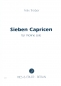 Preview: Sieben Capricen für Violine solo (pdf-Download)