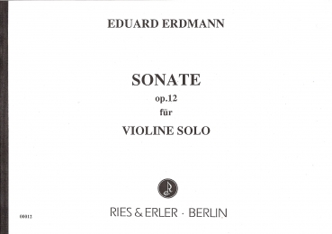 Sonate op. 12 -Violine solo-