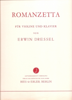 Romanzetta für Violine und Klavier