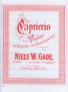 Capriccio für Violine und Orchester (LM)