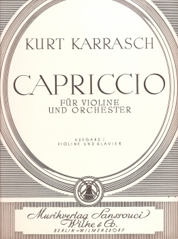 Capriccio für Violine und Klavier