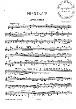 Phantasie für Violine solo (pdf-Download)