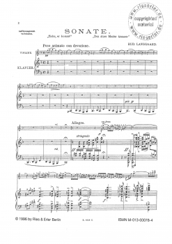 Sonate Nr. 2 für Violine und Klavier (pdf-Download)