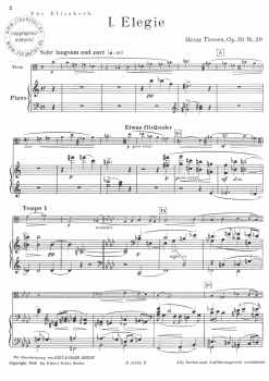 Zwei ernste Weisen für Viola und Klavier (pdf-Download)