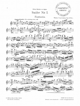 Six suites for violin solo op. 31 (pdf-Download)