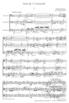 Suite für 3 Violoncelli (1951)
