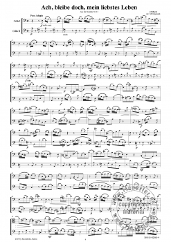 Kantaten-Arien bearbeitet für zwei Violoncelli - Band II
