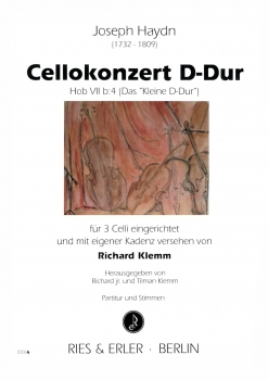 Cellokonzert D-Dur für 3 Celli eingerichtet und mit Kadenz versehen (pdf-Download)