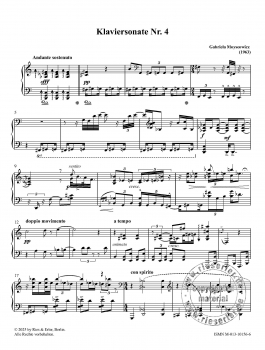 Preview: Klaviersonate Nr. 4 (1963)