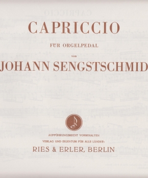 Capriccio für Orgelpedal