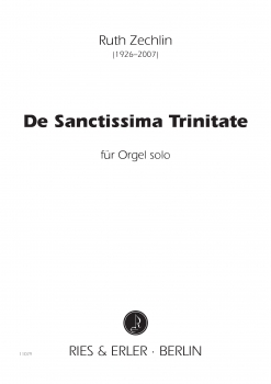 De Sanctissima Trinitate für Orgel solo