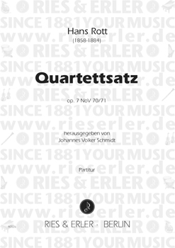 Quartettsatz für Streichquartett op. 7 NoV 70/71 (LM)
