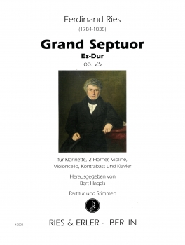 Grand Septuor Es-Dur op.25 für Klarinette, 2 Hörner, Violine, Violoncello, Kontrabass und Klavier