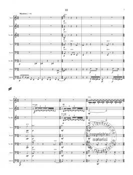 Neuf Moments Musicaux für Klavier und Streichensemble (1964)