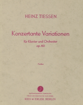 Konzertante Variationen für Klavier und Orchester op. 60 (LM)