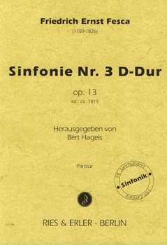 Sinfonie Nr. 3 D-Dur op. 13 für Orchester