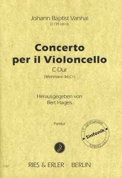 Concerto per il Violoncello C-Dur für Violoncello und Orchester