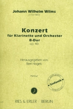 Einzelstimme Klarinette (aus Konzert für Klarinette und Orchester B-Dur op. 40) (pdf-Download)