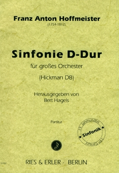 Sinfonie D-Dur für großes Orchester (Hickman D8)