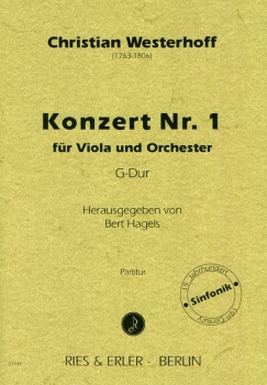 Konzert Nr. 1 für Viola und Orchester G-Dur