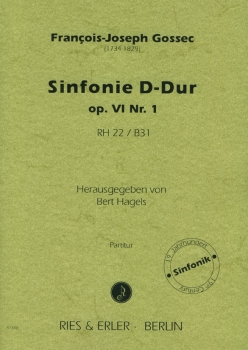 Sinfonie D-Dur op. VI Nr. 1 RH 22 / B31 (LM)